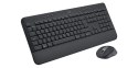 Logitech Signature MK650 Combo For Business klawiatura Dołączona myszka Biuro Bluetooth QWERTZ Niemiecki Grafitowy Logitech