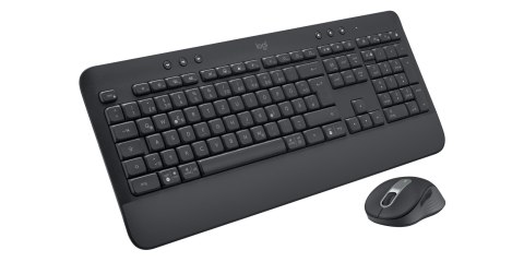 Logitech Signature MK650 Combo For Business klawiatura Dołączona myszka Biuro Bluetooth QWERTZ Niemiecki Grafitowy Logitech