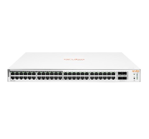 Przełącznik Aruba Instant On 1830 48G 24p Class4 PoE 4SFP 370W Zarządzany L2 Gigabit Ethernet (10/100/1000) Obsługa PoE 1U High Peak