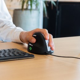 R Go Tools R-Go Pele HE ergonomisch links USB mittel juodas/silb retail No name