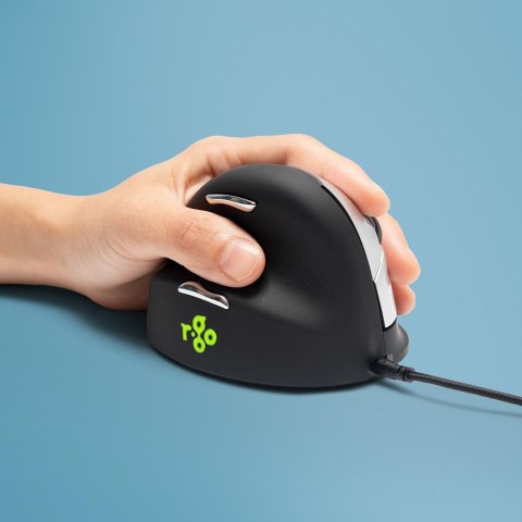 R Go Tools R-Go Pele HE ergonomisch links USB mittel juodas/silb retail No name