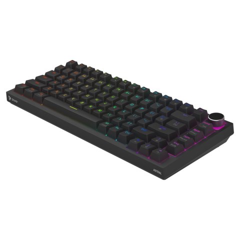 SAVIO KLAWIATURA MAGNETYCZNA ASTRAL BLACK OUTEMU WHITE JADE RGB SAVIO