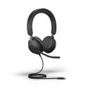 Słuchawki nauszne Jabra Evolve2 40 SE MS Stereo, USB-C, czarne Jabra