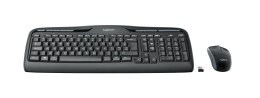 Zestaw klawiatura + mysz membranowa Logitech 920-03999 (USB 2.0; (DE); kolor czarny; optyczna) Logitech