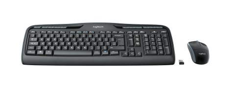 Zestaw klawiatura + mysz membranowa Logitech 920-03999 (USB 2.0; (DE); kolor czarny; optyczna) Logitech
