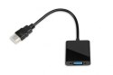 Adapter IBOX IAHV01 (HDMI M - D-Sub (VGA) F; 1m; kolor czarny) IBOX