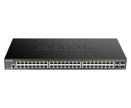 D-Link DGS 1250-52X - Przełącznik - Inteligentny - 48 x+ 4 10 Gigabit SFP+ - Przełącznik - Światłowód D-Link