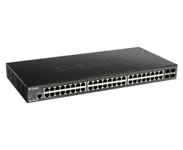 D-Link DGS 1250-52X - Przełącznik - Inteligentny - 48 x+ 4 10 Gigabit SFP+ - Przełącznik - Światłowód D-Link