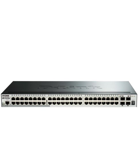 D-Link DGS 1250-52X - Przełącznik - Inteligentny - 48 x+ 4 10 Gigabit SFP+ - Przełącznik - Światłowód D-Link