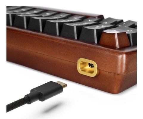 Klawiatura gamingowa Sharkoon SGK50S4 Gen2 Wood Sharkoon