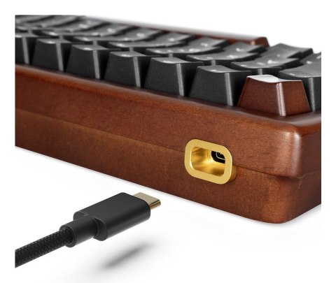 Klawiatura gamingowa Sharkoon Skiller SGK50S3 Wood Sharkoon