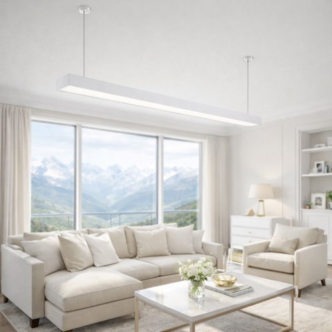 Oprawa led Cynideco 30W 4000K 1,2m biała