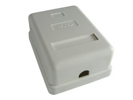 Puszka natynkowa cat5e 1x RJ-45 UTP zatrzaskowa