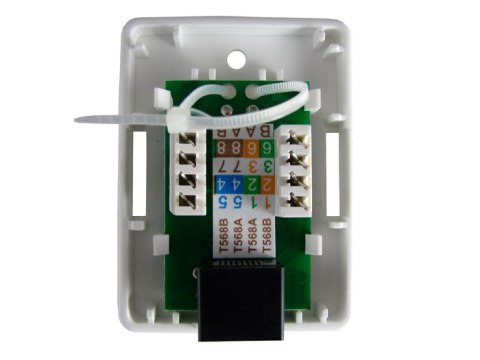 Puszka natynkowa cat5e 1x RJ-45 UTP zatrzaskowa