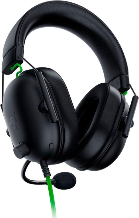 Razer Blackshark V2 X Zestaw słuchawkowy Przewodowa Opaska na głowę Gaming Czarny, Zielony RAZER