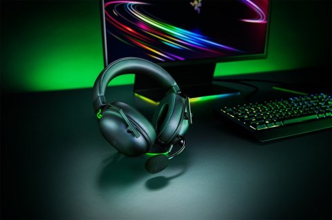 Razer Blackshark V2 X Zestaw słuchawkowy Przewodowa Opaska na głowę Gaming Czarny, Zielony RAZER
