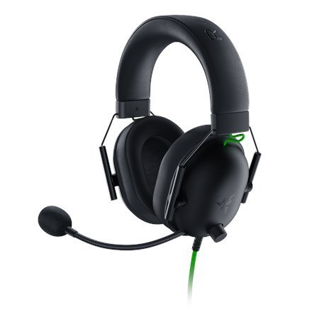 Razer Blackshark V2 X Zestaw słuchawkowy Przewodowa Opaska na głowę Gaming Czarny, Zielony RAZER