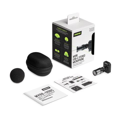 Shure MV88-USBC - Stereofoniczny mikrofon ze złączem USB-C SHURE