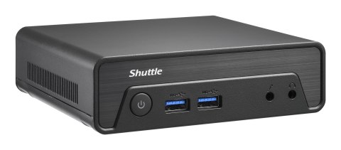 Shuttle Nano PC NE10N, Intel N 100, 1x HDMI, 1x DP, 6x USB, 1x LAN, bez wentylatora, ciągła praca 24/7, w tym VESA, komputer PC  Shuttle