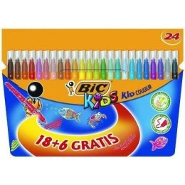 Flamastry BiC Kids Kid Couleur 24 kolory