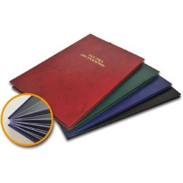 Teczka do podpisu 10 kartek bordowa