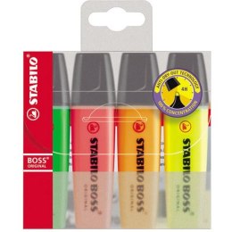 ZAKREŚLACZ STABILO BOSS ORIGINAL 4 KOLORY
