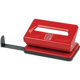 Dziurkacz Sax 128S czerwony