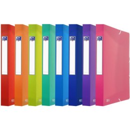 Teczka PP z gumką Oxford A4+/40mm mix kolorów