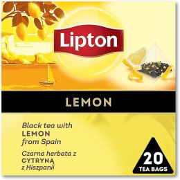 Herbata Lipton Piramid czarna Lemon (20)