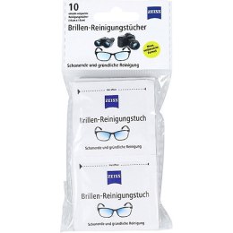 Chusteczki do okularów i wyświetlaczy Zeiss białe (10)