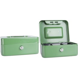 Kasetka na pieniądze Donau 200x90x160mm zielona