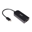 CLUB3D CAC-1520 zmieniacz płci / kabli USB C Ethernet Czarny Club 3D