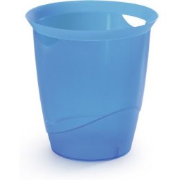 KOSZ NA ŚMIECI DURABLE 16L NIEBIESKI TRANSPARENTNY