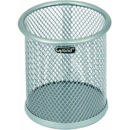 METALOWY POJEMNIK NA DŁUGOPISY SREBRNY