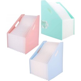 Pojemnik harmonijkowy Deli Macaron A4 zielony