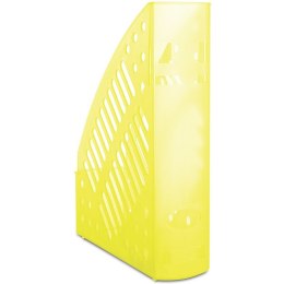 Pojemnik na dokumenty Donau A4/70mm transparentny żółty