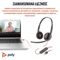 Poly Blackwire 3220 Stereo USB-C Black Headset +USB-C/A Adapter (Bulk) 8X2J9A6 POLY