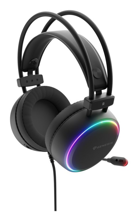 Słuchawki/zestaw słuchawkowy GENESIS NSG-2307 przewodowa opaska na głowę gaming USB typu-A czarny GENESIS