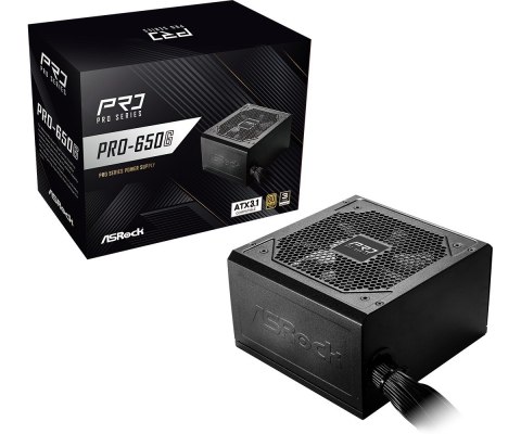 Zasilacz ASRock PRO-650G 650W 80 PLUS Gold Asrock