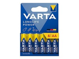 BATERIE ALKALICZNE VARTA R6 (AA) LONGLIFE POWER 6szt NEW VARTA