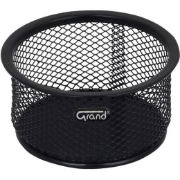 METALOWY POJEMNIK NA SPINACZE CZARNY