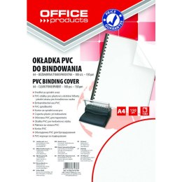 Okładki do bindownicy Office Products A4/150µm transparentne (100)