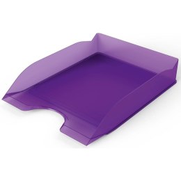 Półka na dokumenty Durable Basic A4 transparentna fioletowa