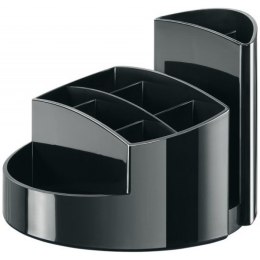 Przybornik na biurko Han 9 komór czarny