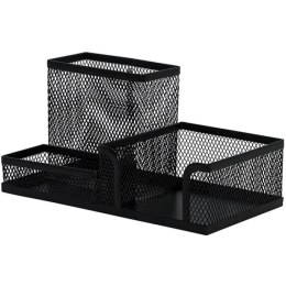 Przybornik na biurko Q-Connect metalowy czarny