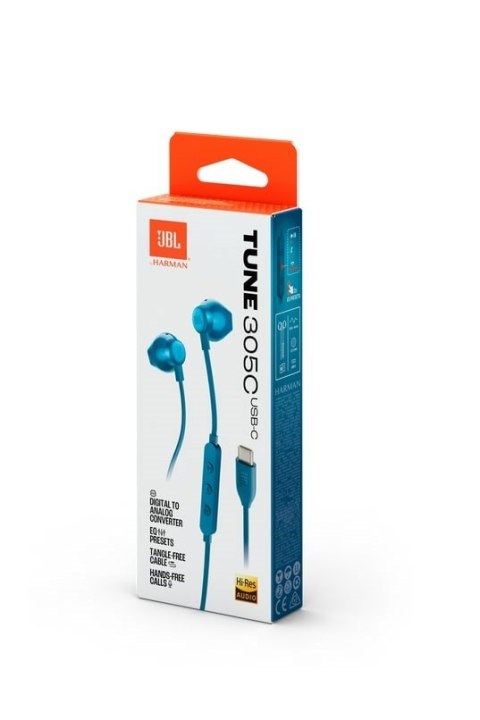 Słuchawki douszne JBL Tune 305C Niebieski JBL