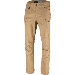 Spodnie bojówki beżowe stretch, 