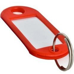 ZAWIESZKI DO KLUCZY CZERWONE (100)