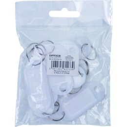 Zawieszki na klucze Office Products białe (10)