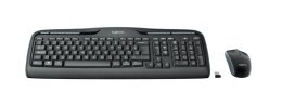 Zestaw klawiatura + mysz membranowa Logitech 920-03999 (USB 2.0; (DE); kolor czarny; optyczna) Logitech